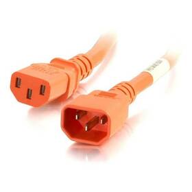 17518 C2g 10ft C14 To C13 18/3 Sjt Orange