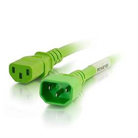 17555 C2g 6ft C14 To C13 14/3 Sjt Green