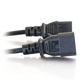 60320 C2g 757120299349 29934 Power Cord - Iec 320 En C14 Male Left Gender