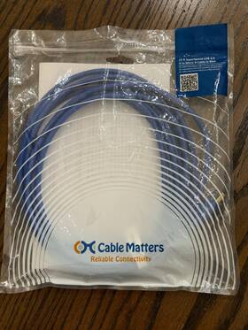 Cable Matters 738435983406 15ft High Speed 5gbps Usb 3.0 A Male To Micro B Data Sync Blue New