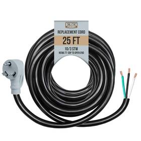 Xntt30p-a Cablectric 30 Amp Rv Replacement Power Cord - 25ft 10 Gauge Ev Extension Cable Nema Tt-3