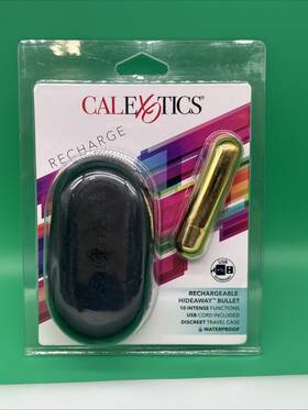 Calexotics 716770099372 Rechargeable Hideaway Bullet Vibrator Discreet Travel Case Usb