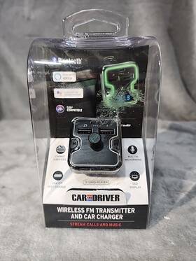 Cad-6005 Car And Driver - Fm Transmitter 12v Usb Charger Siri Google Alexa