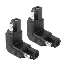 Cer-842 Cerrxian Right Angle Sae Polarity Reverse Adapter 90 Degree To Plug