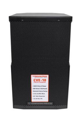 Cve-10-na Cerwin Vega Mobile Cv Cve-10 10 Inch 1000 Watt Powered Loudspeaker With Bluetooth