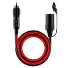 Ch21 Chgeek Car Cigarette Lighter Extension Cable Adapter Plug Cord Dc