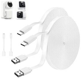 Cfr09 Chaflexrge 20ft Power Extension Cable For Wyze Duo Cam Pan Indoor/outdoor White