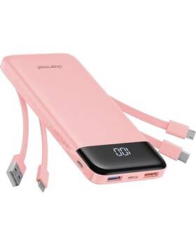 B0d6rgpjzl Charmast 10000mah Power Bank With Built-in Cables 6 Outputs Fast Charging For