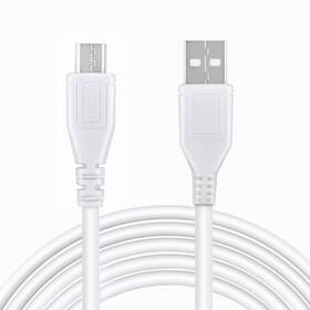Cjp-geek-psa-023at5225 Cjp-geek 5ft White Micro Usb Data/charging Cable Charger Cord Lead Replacemen