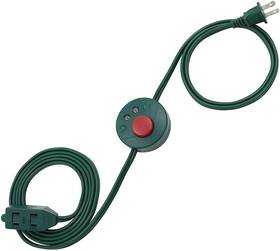 Vcd-83 Clear Power 9 Ft Indoor Extension Cord With Lighted Foot Switch 3 Outlets 2