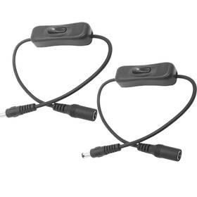 5521dcswitch-2-balck Clearhill 5521dc Male And Female Connectors Switch 2 Packs Balck With On/off 22
