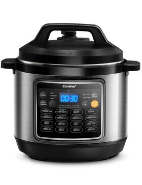 Cpc80116mbms Comfee 16-in-1 Electric Pressure Cooker With Non-stick Pot For Yogurt Ri