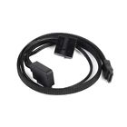 Cp10 Silver Stone Technologies Sleeved Slim Sata Adapter Cable 844761009274