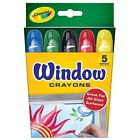 Crayola Washable Window Crayons Assorted 5 Ea Pack Of 8 071662097653 Crayola Washable Window Crayons Assorted 5 Ea Pack Of 8 071662097653