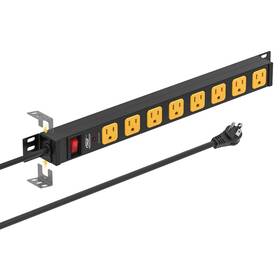 Lts-8h430-s Crst Mountable Long Power Strip 2100 Joules Heavy Duty Surge Protector Stri
