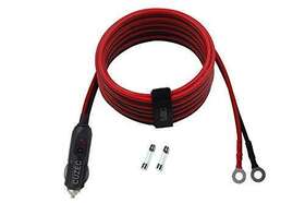 Cuzec 698545805428 Heavy-duty 14awg 20a Male Plug Cigarette Lighter Adapter Power Supply C
