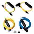 D18030050 Century Wire Powertech 50 Gfci 3-tap Ext Cord Adapter Blue New 661899108606