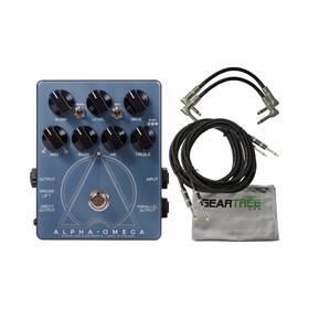 Darkglass Electronics 607595975821 Alpha Omega Bass Pre-amp And Overdrive Pedal With Cloth 4 Cables