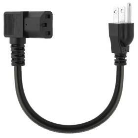 Pw105r3 Dealtus 1-feet Nema 5-15p To Iec 320 C13 Right Angled Power Cord Us 3-prong Male R