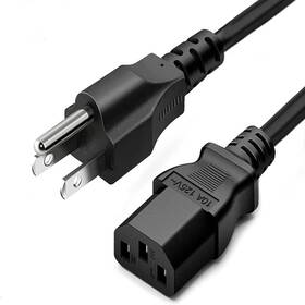 Defomery 730637253813 Power Cord 6ft Computer Monitor Tv Replacement 3 Prong Ac Cable