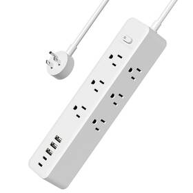 Nn27 Deybkno 5 Ft Outlet Extender Power Strip 3 Sided Surge Protector With Extension Cord