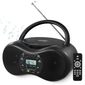 Dgxwllw 719113976095 Portable Cd Player Boombox For Home With Fm Radio Cd-r/cd-rw/mp3 Cds Playbac