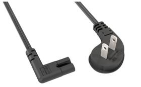 Digi2prong2p15right2437 Digitmon 2pack 15 Feet Replacement Right-angle Us 2prong Ac Power Cord Cable For Canon