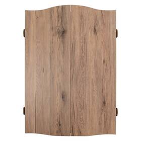 Dmi Sports 754806365879 Tan Cricketpro Dartboard Cabinet Designed For Arachnid 15.5 Inch