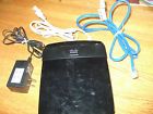 E1200 Cisco Lot Used Linksys Router W Power Supply Cord Other Cords Blue
