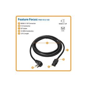 P007-012-15d Eaton Electrical - Tripp Lite Series Computer Power Cord