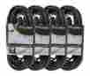 Ec-163-50 Accu-cable 4-pack 4x 50-foot Power Cables Model 640282090803