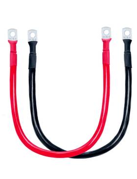 Us-l0316pm6-1 Eco-worthy 5awg Battery Cable Set 14in Tinned Copper With 15/64 Lug Terminals For Rv Solar