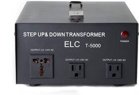 T-5000ud Elc T-5000 5000-watt Voltage Converter Transformer Step Up/down 110v/220v