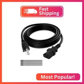 Elecan-pc25-18-fm Elecan 3-prong Replacement Power Cord 25 Ft Heatproof Flexible Durable Ac Devic