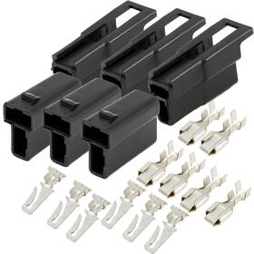 2-conductor Elite.citi E234-3 3-pack 2-pin Metri-pack 56 Series Connector Male And Female Ter