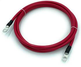 End Game 655479651170 Marine Grade 4 Gauge Battery Cables Uscg Approved 1-15ft Heavy Duty Lugs