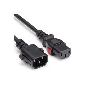 C13c14-15a-plbl-4f-enc Enet 762047612430 C13 To C14 P-lock 15amp/250v 14/3 Svt Locking Power