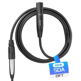 Ev-ac05002t Evdance Extension Cord For Tesla 21ft Cable Max Support 12kw 50amp