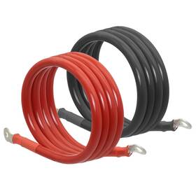Eypdarl Bc001 4 Awg Copper-clad Aluminum Inverter/battery/jumper Cables Wire With 5/16 Inch Lug