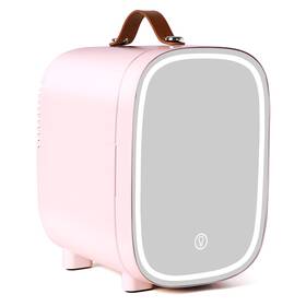 Mfa-5l-s Fansexpert Mini Fridge For Bedroom 4 Liter/6 Can Skincare With Led Mir... Fast Ship