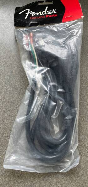 Fender 717669106034 Genuine Pure Vintage Hard Wired 10 Ft. Ac Power Cord Cable Assembly