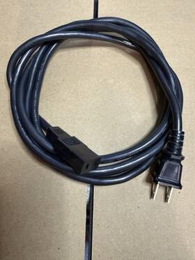 P-276 Fite On 714067968219 Hanai 8ft 2-prong Square Ac Power Cord Cable Vintage Hi Fi Audio Computer