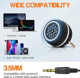 Fiyapoo 718689246168 Mini Altavoz Port Til De 3 W Para Tel Fono M Vil Con Entrada L Nea Y