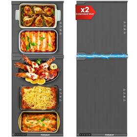 Hlm004 Forge Ay Xxl Food Warming Mat For Countertop 42 Inch X16 - Electric Trays Buff