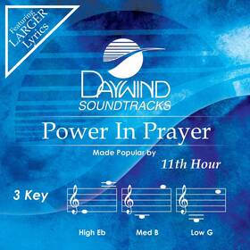 B07dltd6bd Format Audio Cd Power In Prayer Accompaniment/performance Track