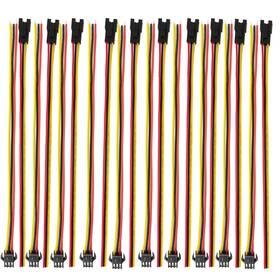 Ek2176 Gikfun Jst Sm 3-pins 3p Locking Connector Wire Cables 20cm 22awg For Ard