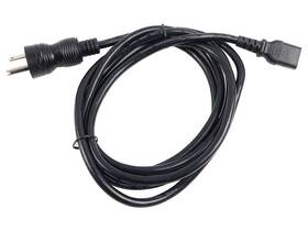 E119066 Globtek Yp-18 Lot Of 10 8ft Black 5-15p Male / C13 Female 10a 125v Power Cord