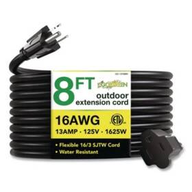 Ggpgg13708bk Go Green Power 8 Ft. 16 Awg Outdoor Extension Cord Orange - 13a