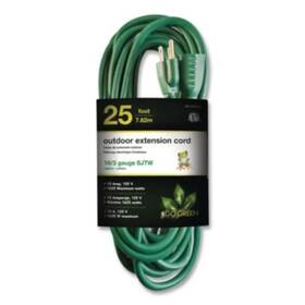 Ggpgg13725gn Go Green Power 16 Awg Outdoor Extension Cord - 25 Ft. 13a