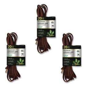 Ggpgg248203 Go Green Power 20 Ft. Household Extension Cord Brown